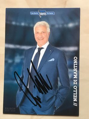 Neldo Di Martino Hertha BSC Berlin Autogrammkarte orig signiert Fußball #5636