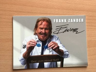 Frank Zander Schlager orig. signiert - TV FILM MUSIK #5105