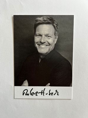 Robert Habeck Politiker Bündnis 90 orig. signiert - TV FILM MUSIK #2529