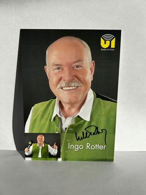 Ingo Rotter Radio U1 Tirol Autogrammkarte orig signiert - TV FILM MUSIK #2610