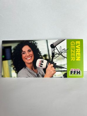 Evrin Gezer Hit Radio FFH Autogrammkarte orig. signiert - TV FILM MUSIK #2623