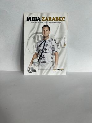 Miha Zarabec Handballspieler THW Kiel orig. signiert - TV FILM MUSIK #2658