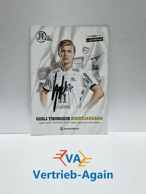 Gísli Þorgeir Kristjánsson Handball Kielorig. signiert - TV FILM MUSIK #2800