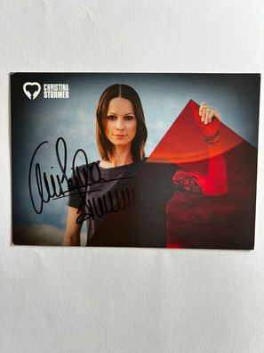 Christina Stürmer Autogrammkarte orig. signiert - TV FILM MUSIK #2509