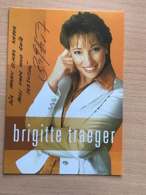 Brigitte Traeger Autogrammkarte - TV FILM MUSIK - #1812