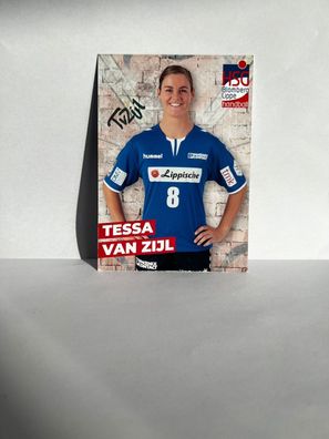 Tessa van Zijl Handballspielerin HSG orig. signiert - TV FILM MUSIK #2645