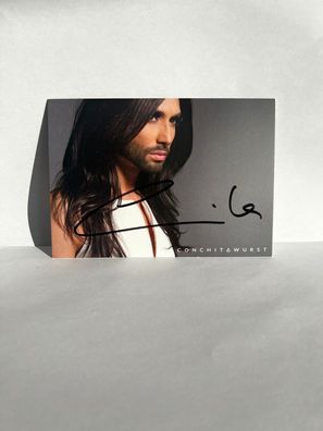 Conchita Wurst Sänger Autogrammkarte orig. signiert - TV FILM MUSIK #2588