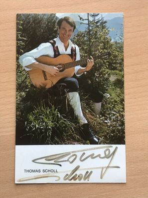Thomas Scholl Autogrammkarte orig. signiert - TV FILM MUSIK - #1816