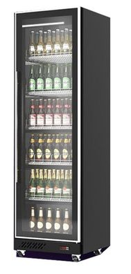 Combisteel Kühlschrank 1 Glastür Schwarz