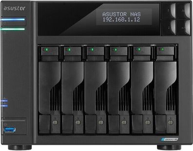 Asustor AS6706T Lockerstor NAS NAS Server (nur Gehäuse) (NAS)