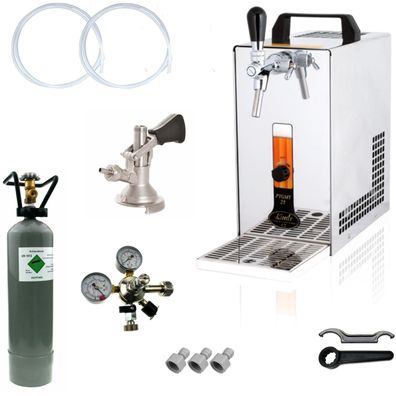 BieTal® Bierzapfanlage Bierkühler Zapfanlage 35 Liter/ h Durchlaufkühler SET