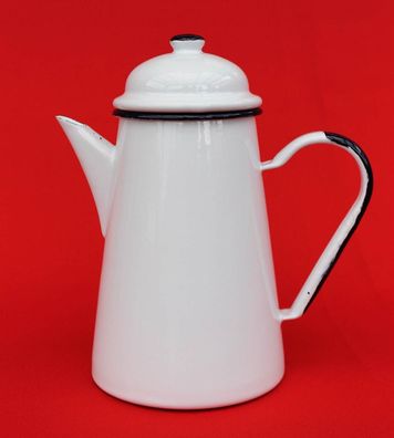 Kaffeekanne 578TB emailliert 22 cm Wasserkanne Kanne Emaille Nostalgie Teekanne