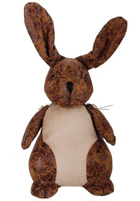 Türstopper Türhalter Hase Kaninchen aus Kunstleder Gewicht ca. 1Kg. 18 cm