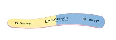 Titania 4-Fach Nagelpolierer "S-Form", auf Blisterkarte, 1er Pack (1 x 20 g)
