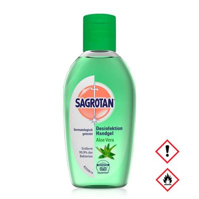 Sagrotan Desinfektion Handgel mit Aloe Vera für unterwegs 50ml