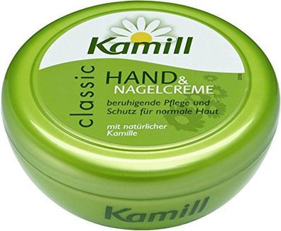 Kamill Hand und Nagel Creme mit natürlicher Kamille 150 ml 2er Pack