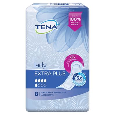 Tena Lady Extra Plus Einlagen für ein trockenes und sicheres Gefühl
