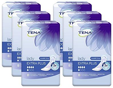 Tena Lady Extra Plus für ein trockenes und sicheres Gefühl 6er Pack