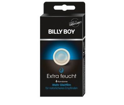 Mapa Billy Boy Extra Feucht 6 Stück Kondome in einer Verpackung