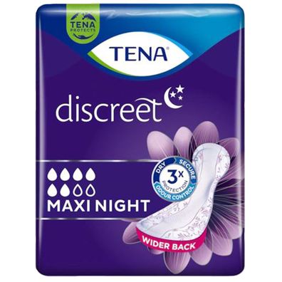 Tena Discreet Maxi Night Hygieneeinlage Blasenschwäche 6 Stück