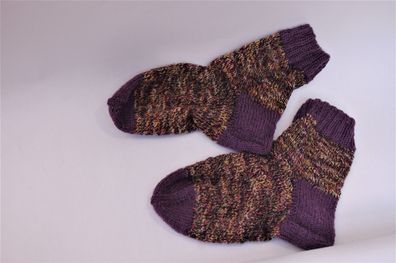1 Paar hangestrickte Socken - Gr. 36/37