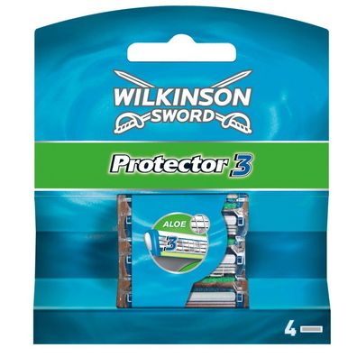 Wilkinson Protector 3 Klingen 4 Stück in einer Packung für Männer