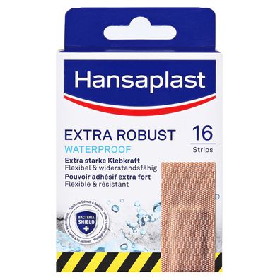 Hansaplast Strips Extra Robust Waterproof Pflasterstreifen 16 Stück