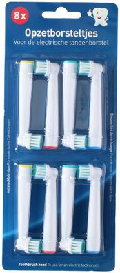 Aufsteckbürsten ideal für ihre elektrische Zahnbürsten 8 Stück