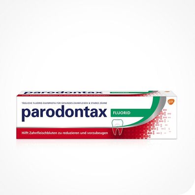 Parodontax Fluorid Zahncreme Zahnpasta mit Fluorid Inhalt 75ml 3er Pack