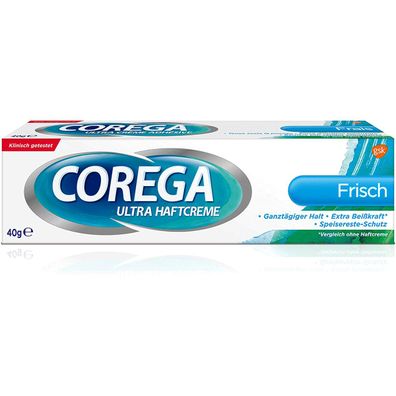Corega Ultra Haftcreme Frisch 40g 2er Pack