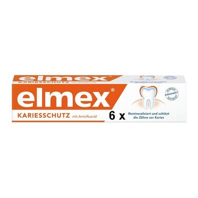 Elmex Zahnpasta 6er Pack 450ml