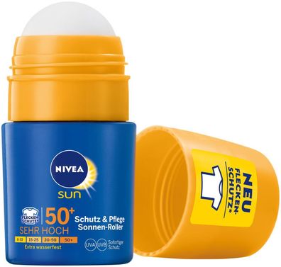 Nivea Sun Kids Schutz Sonnenroller LSF 50 Wasserfest 50ml 2er Pack