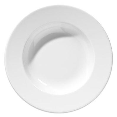 Gourmet weiß Dessertteller 21 cm aus Porzellan für Küche und Haushalt
