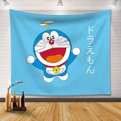 Anime Cute Doraemon Wandteppich Nobita Nobi Tapestry Fotorequisiten Hintergrund Tuch