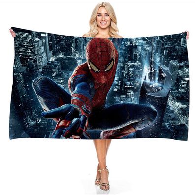The Avengers Spider Man Strandtuch Stark Schnell Trocknend Badetücher Pool Handtuch