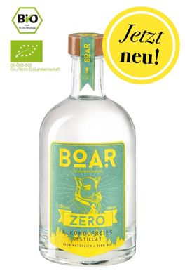 49,90 €/ L | BOAR ZERO - 0% VOL | Alkoholfreies BIO-DESTILLAT, 0,5L