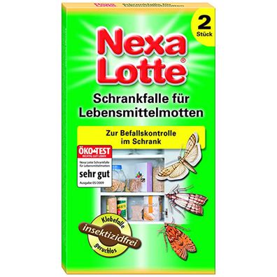 Nexa Lotte Schrankfalle Lebensmittelmotten Insektizidfrei 1er Pack