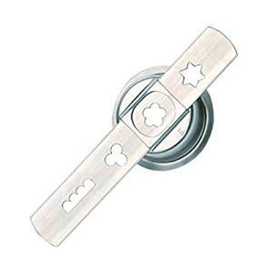 Westmark Spritzgebäckvorsatz Zubehör Größe 8 Stahl Silber 5x5x1cm 2tlg