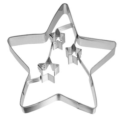 RBV Birkmann Ausstechform Weihnachts Stern aus Edelstahl 10,5 cm