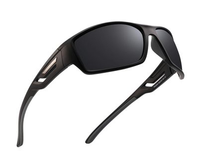 Herren Sportbrille Polarisierte Sonnenbrille UV400 Schutz Fahrerbrille