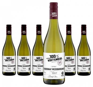 6 x Für mich 100% Württemberg Chardonnay/Weissburgunder – 2022