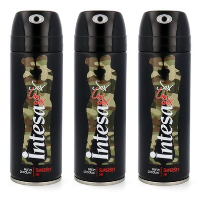 intesa unisex - Z4 Supersex - Deodorant 3x 125ml