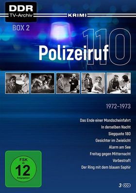 Polizeiruf 110 DDR TV-Archiv / Box 2 / 1972-1973 3x DVD-9 Peter Bor