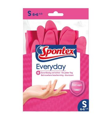Spontex Everyday Handschuh gutes Tast empfinden Gr. S - L