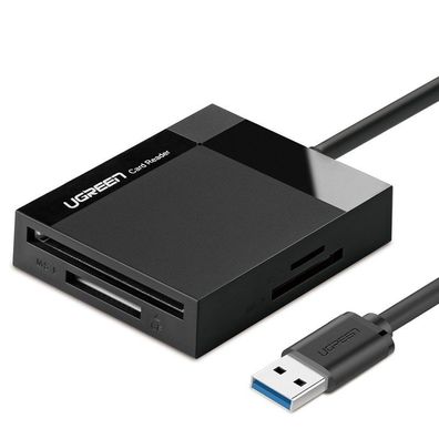 Ugreen 4in1 USB 3.0 SD / micro SD / CF / MS Kartenleser Cardreader Speicherkartenl...