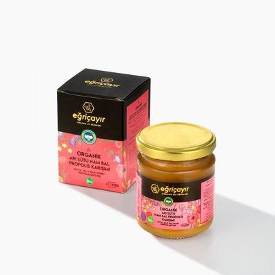 Egricayir Gelee Royale & Propolis in Honig für Kinder, 100% natürlich, ohne Zusatzsto
