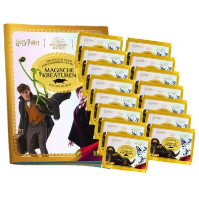 Panini Harry Potter Sticker - Magische Kreaturen (2023) - 1 Album + 15 Tüten Samme...