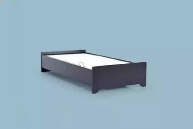 Designer Betten Kinderbett Jugendbett Holzmöbel mit weicher Polsterung 100x200cm