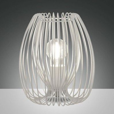 Fabas Luce 3677-34-102 Tischleuchte Camp 24cm weiss E27