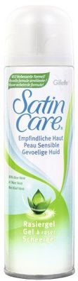 Gillette for Women Satin Care Rasiergel empfindliche Haut 200ml 6er Pack